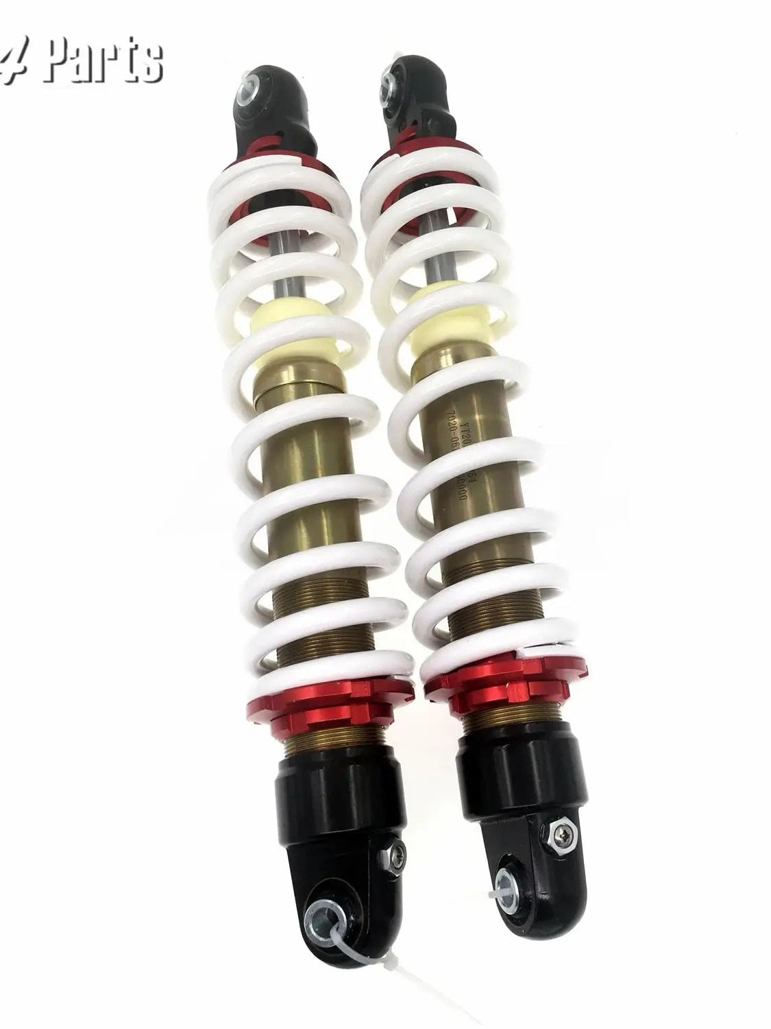 2PC Rear Shock Absorber with Air Bag Compatible wi