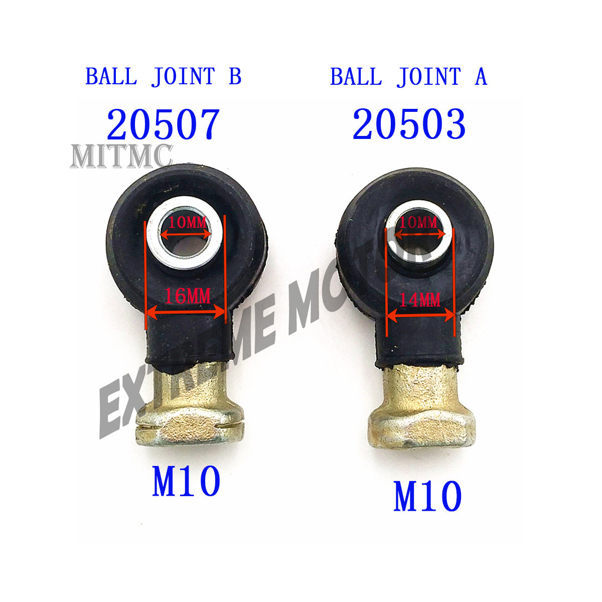 1Set (2pcs) Ball Joint Tie Rod End A and B Compati