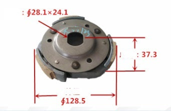 Clutch Shoe Assy For Lin-hai 200cc ATV Quad KN7 Ae